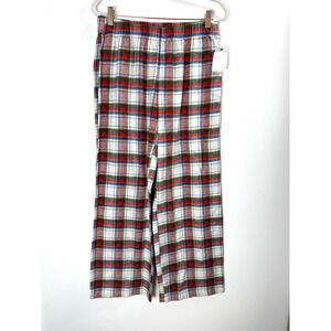 NWT Nordstrom Christmas Holiday Cozy Soft Fleece Wide Straight Leg Pajama Pants